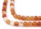 The Bead Chest Round Carnelian Beads (6mm): Organic Gemstone Round Spherical Energy Stone Healing Power Crystal for Jewelry Bracelet Mala Necklace Making